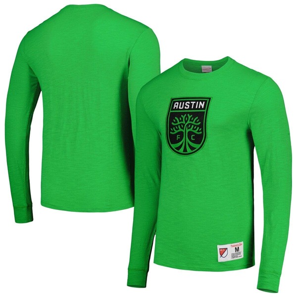 ミッチェル\u0026ネス メンズ トップス プルオーバー Men\u0027s Mitchell \u0026 Ness Green Austin FC Legendary Long Sleeve T-Shirt Green 緑であること