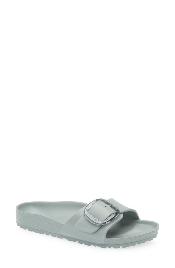 ビルケンシュトック レディース シューズ サンダル Birkenstock Madrid Big BuckleVA Waterproof Slide Sandal Pure Sage セージ｜ReVida 店