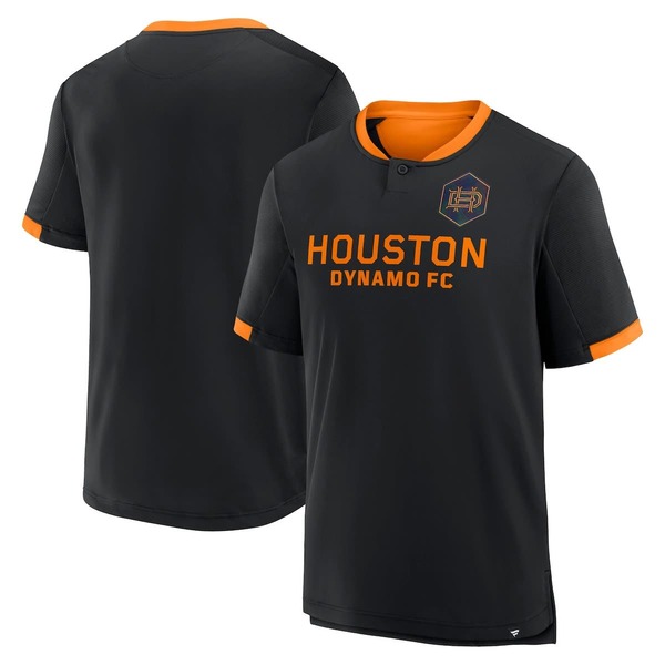 ファナティクス メンズ トップス プルオーバー Men\u0027s Fanatics Black Houston Dynamo FC Stoppage Time Striker T-Shirt Black 黒いこと