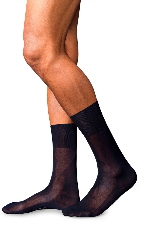 ファルケ メンズ アンダーウェア 靴下 コットン Falke No. 9 Cotton Blend Socks Dark Navy ネイビー|ReVida 店
