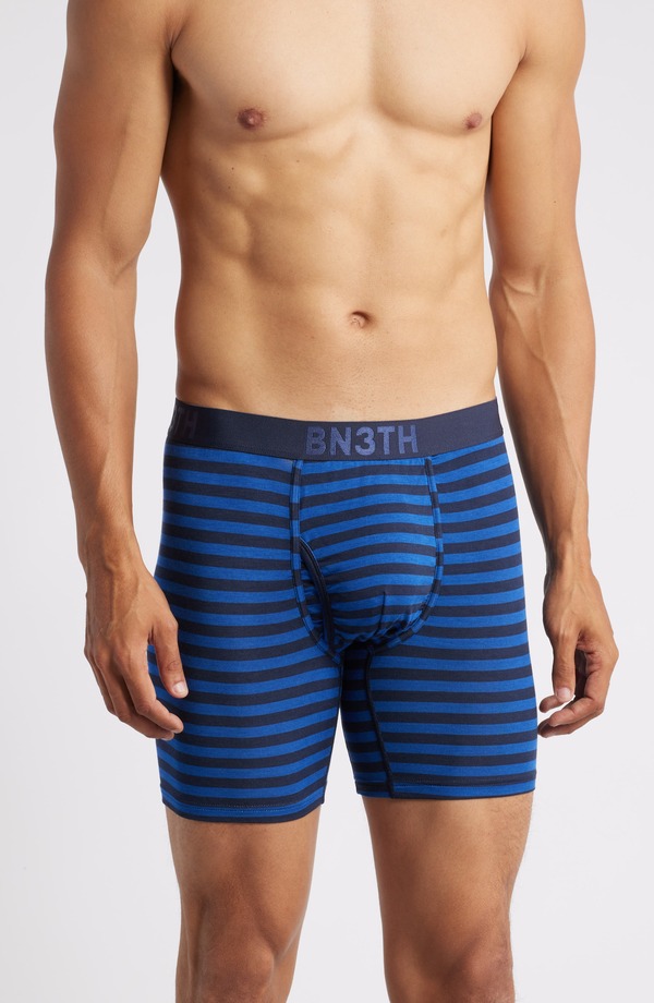 ベニス メンズ アンダーウェア ボクサーパンツ BN3TH Classicon Assorted 2-Pack Boxer Briefs Navy/ Trad Stripe Quartz ネイビー|ReVida 店