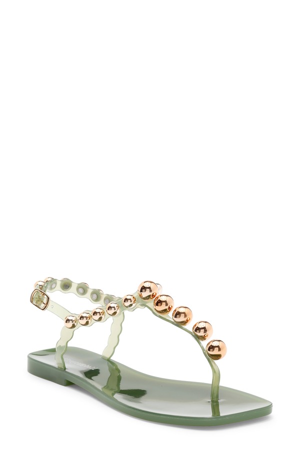 ジェフリー キャンベル レディース シューズ サンダル Jeffrey Campbell Plated Embellished Sandal Green Gold グリーン