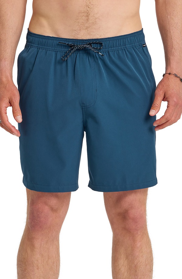 クイックシルバー メンズ ボトムス ハーフパンツ・ショーツ ショートパンツ Quiksilver Taxer Amphibian Shorts Dark Denim デニム