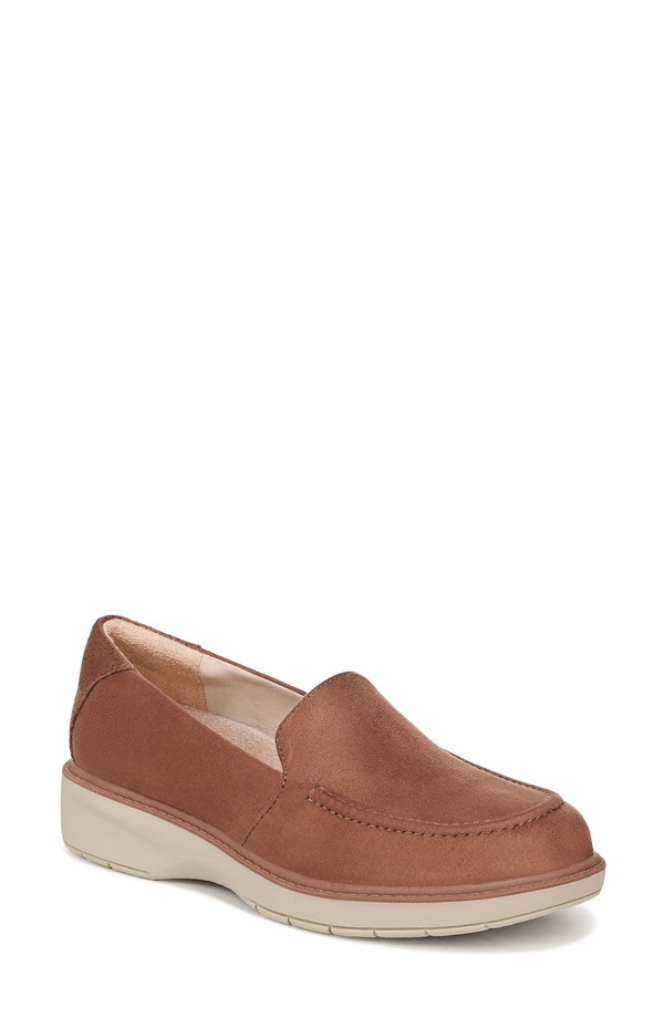 ドクター・ショール レディース シューズ スリッポン・ローファー ダウン Dr. Scholl's Calm Down Loafer Honey Brown ブラウン