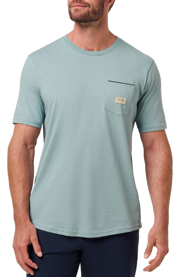 トラビスマヒュー メンズ トップス Tシャツ TravisMathew Social Club Pocket-Shirt Arona