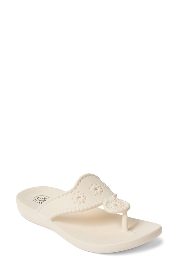 ジャックロジャース レディース シューズ 踵 サンダル Jack Rogers Jacksandal Cream 皮膚軟化剤 ミュール-靴