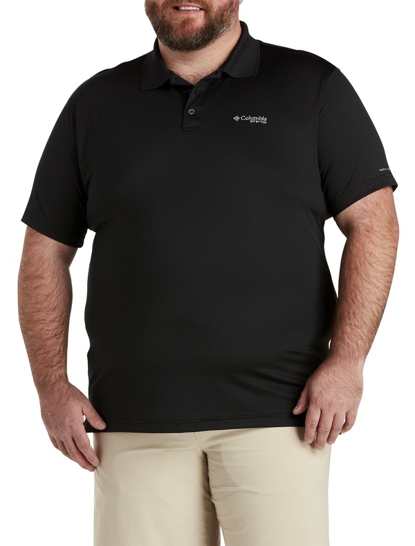コロンビア メンズ トップス ポロシャツ トール Columbia Big & Tallow Drag Offshore Polo Shirt Black ブラック