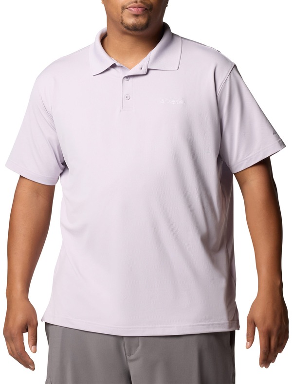 コロンビア メンズ トップス ポロシャツ トール Columbia Big & Tallow Drag Offshore Polo Shirt Lavender Pearl パール｜ReVida 店