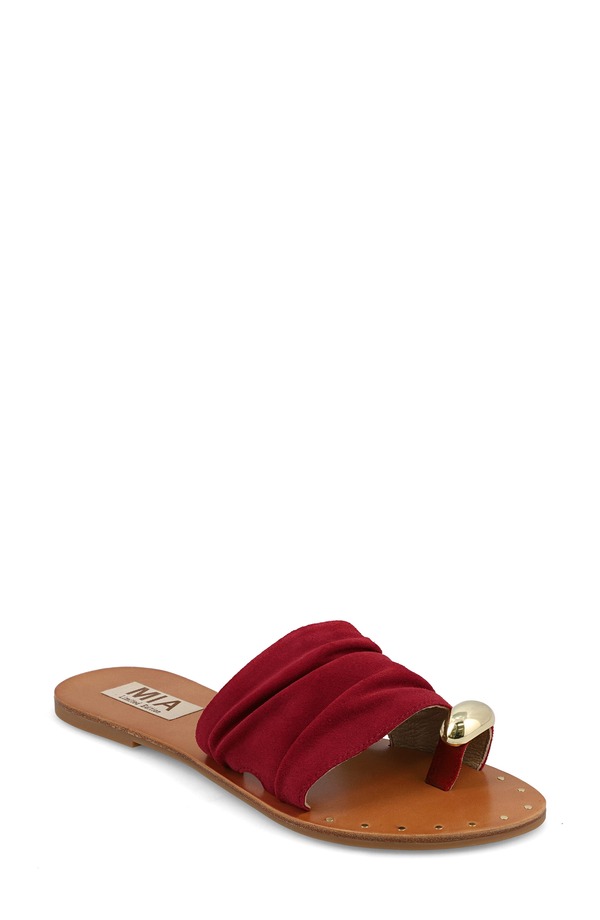 ミアリミテッドエディション レディース シューズ サンダル MIA Limitedition Tiffani Slide Sandal Red レッド