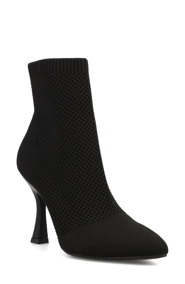 ミア レディース シューズ ブーツ・レインブーツ ニット MIA Pamilla Knit Bootie Black ブラック｜ReVida 店