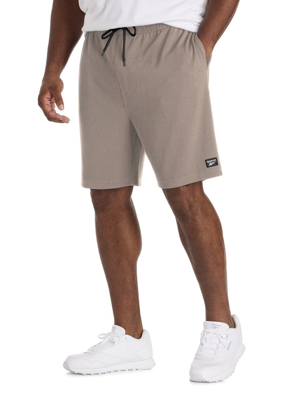リーボック メンズ ボトムス ハーフパンツ・ショーツ トール ショートパンツ Reebok Big & Tall Performance Textured Shorts Grainy Grey グレー