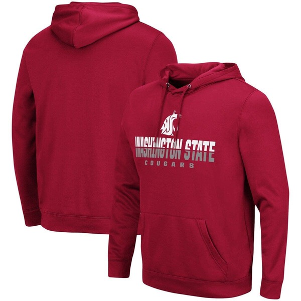 コロシアム メンズ アウター パーカー・スウェット Men's Colosseum Crimson Washington State Cougars Lantern Pullover Hoodie Crimson クリムゾン