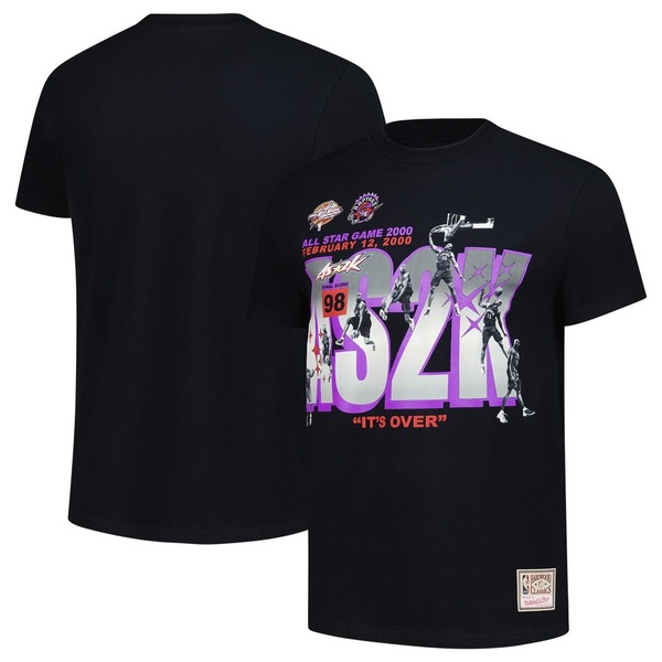 ミッチェル\u0026ネス メンズ トップス プルオーバー Men\u0027s Mitchell \u0026 Ness Vince Carter Black Toronto Raptors 2000 All-Star Game It\u0027s Over T-Shirt Black 黒いこと