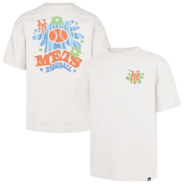 フォーティーセブン メンズ トップス プルオーバー Men\u0027s \u002747 Cream New York Mets Flora Foundation T-Shirt Cream 皮膚軟化剤