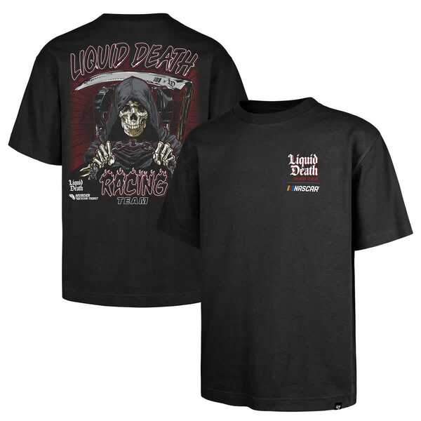 フォーティーセブン メンズ トップス プルオーバー Men\u0027s \u002747 Black NASCAR Liquideath Race Day Backer Foundation T-Shirt Black 黒いこと