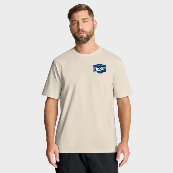 ファナティクス メンズ トップス プルオーバー Men\u0027s Fanatics Tan Los Angeles Dodgers Local 9x Champs T-Shirtan タン