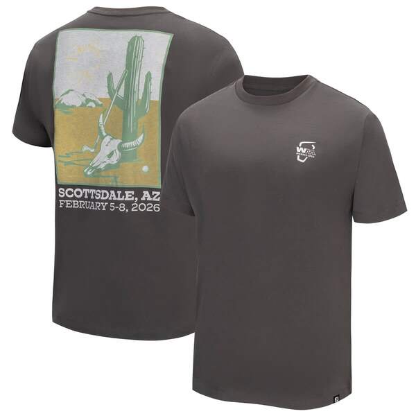 フットジョイ メンズ トップス プルオーバー Men\u0027s FootJoy Gray WM Phoenix Open Cactus T-Shirt Gray 薄墨色