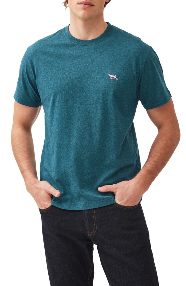 ロッドアンドグン メンズ トップス プルオーバー Rodd \u0026 Gunn The Gunn T-Shirt Dark Cyan シアン