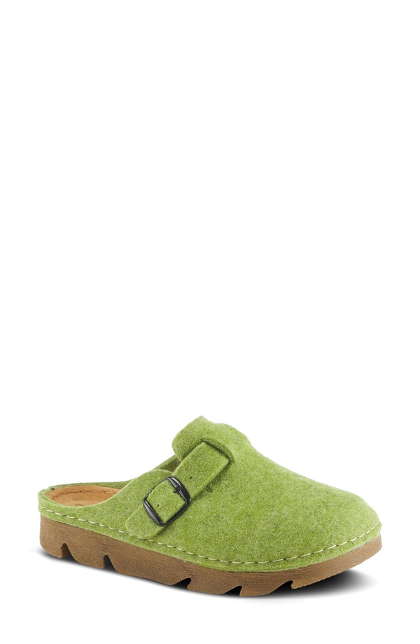 フレクサス レディース シューズ ヒール Flexus by Spring Step Clogger Mule Green グリーン|ReVida 店