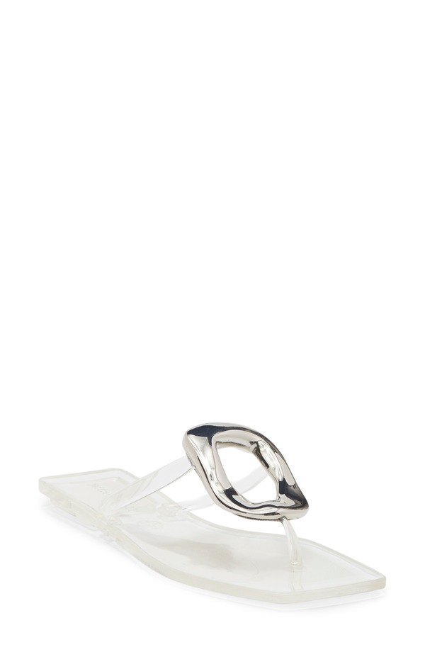 ジェフリー キャンベル レディース シューズ サンダル Jeffrey Campbellinques Flip Flop Clear-Silver シルバー