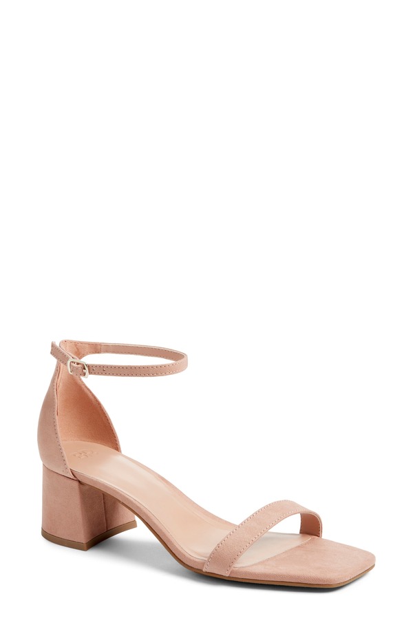 ビーピー レディース シューズ 踵 サンダル アンクル BP. Zenankle Strap Sandal Tan Blush 毛はらい