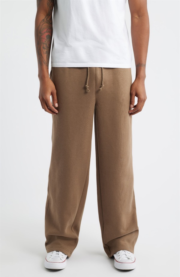 ビーピー メンズ ボトムス カジュアルパンツ ストレート スウェットパンツ フリース BP. Straight Leg Fleece Sweatpants Brown Shiitake ブラウン