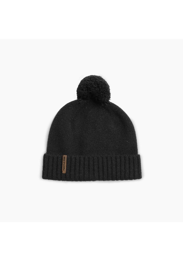 タートルファー レディース アクセサリー 帽子 ウール Turtle Fur Wool Tula Pom Beanie Black ブラック|ReVida 店