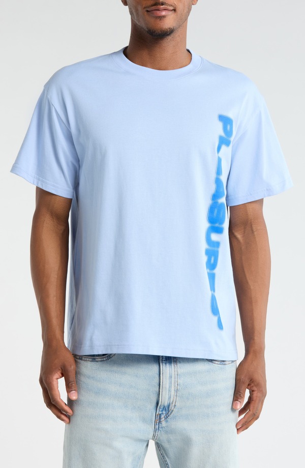 プレジャーズ メンズ トップス Tシャツ グラフィック PLEASURES Buzzed Graphic T-Shirt Sky|ReVida 店
