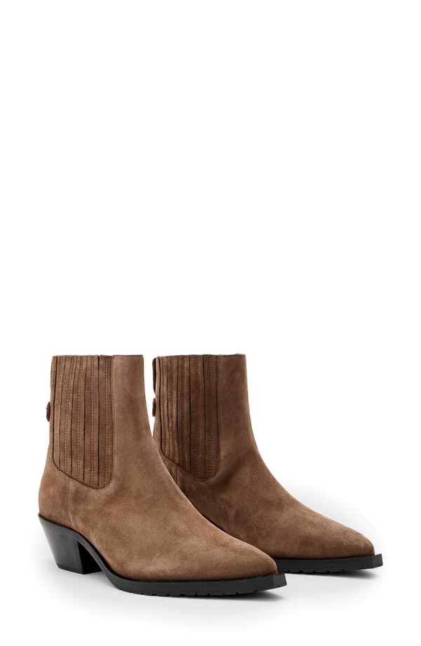 オールセインツ レディース シューズ ブーツ・レインブーツ チェルシーブーツ チェルシー AllSaints Marcie Chelsea Boot Pine Bark Brown ブラウン｜ReVida 店