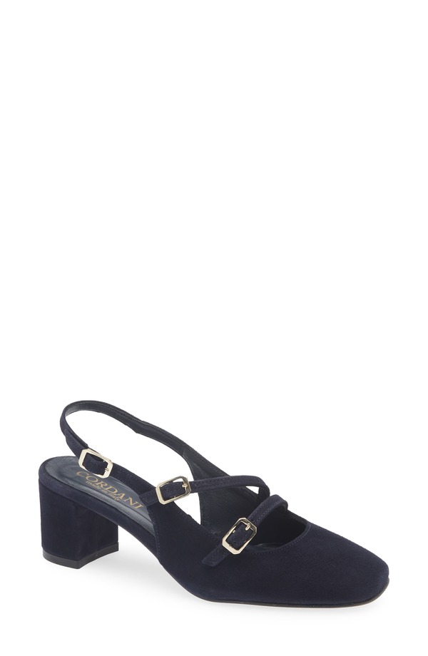コルダーニ レディース シューズ 踵 Cordani Gavin Slingback Pump Blu Scuro