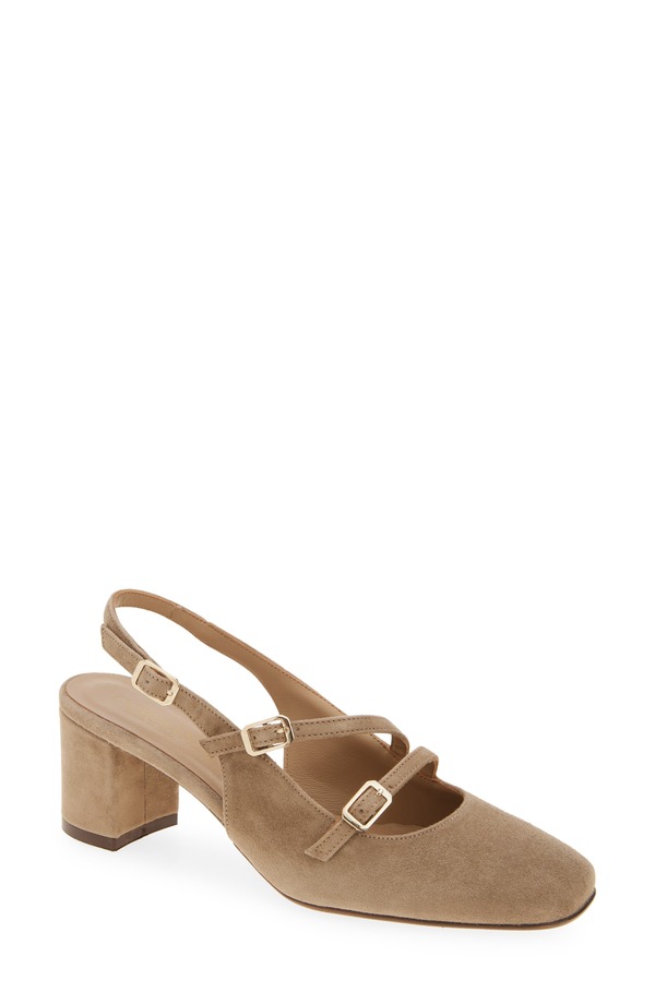 コルダーニ レディース シューズ 踵 Cordani Gavin Slingback Pump Fango Suede
