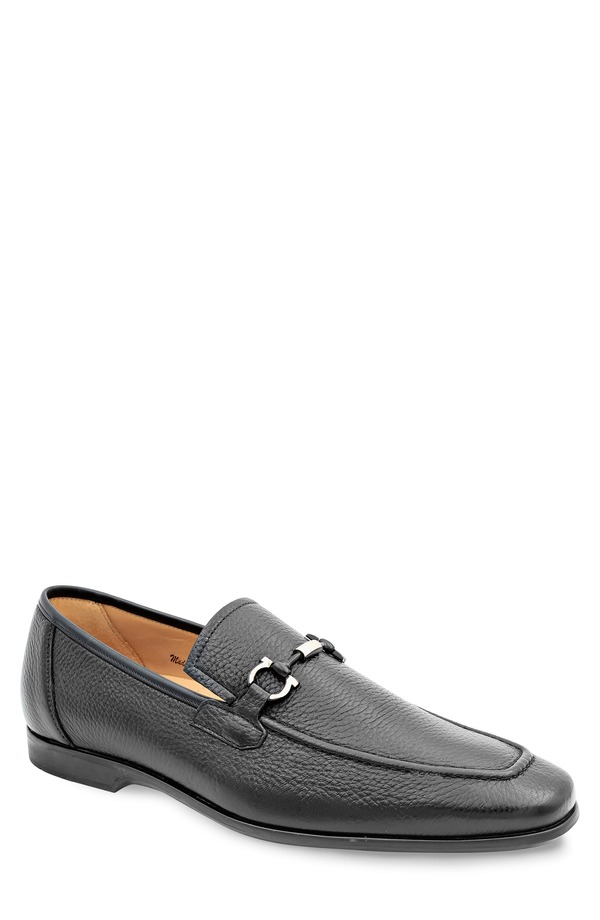 メズラン メンズ シューズ 置き目毛皮 Mezlan Marinelli Bit Loafer Black 黒いこと