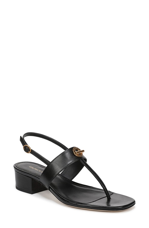 ヴェロニカ ベアード レディース シューズ 踵 サンダル Veronica Beard Andie Slingback Sandal Black 黒いこと