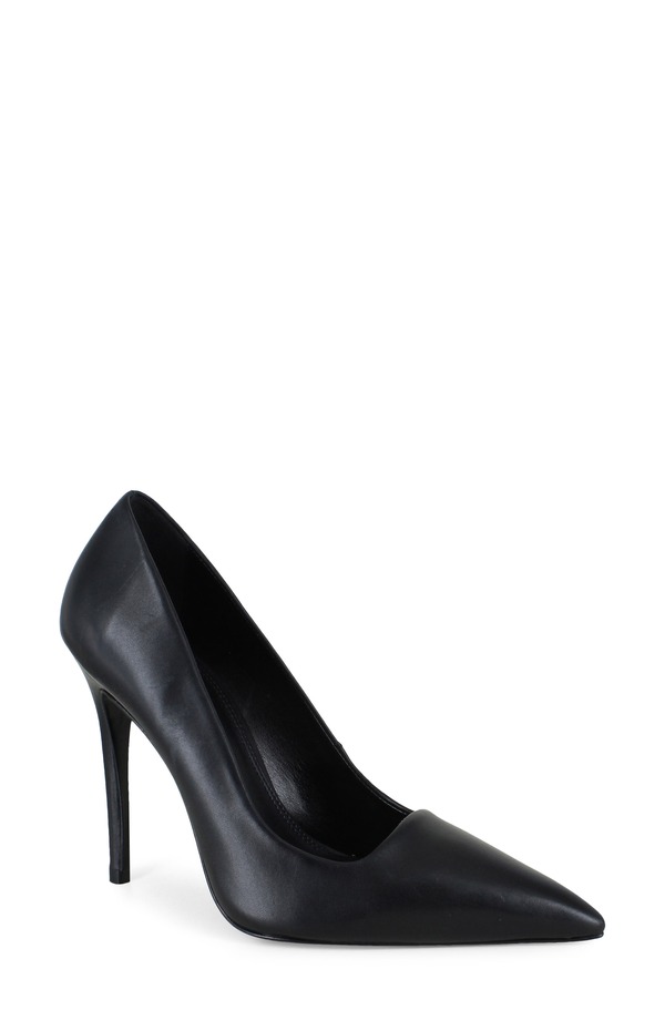 ビーシービージーマックスアズリア レディース シューズ 踵 BCBGMAXAZRIA Niah Pointed Toe Pump Black 黒いこと