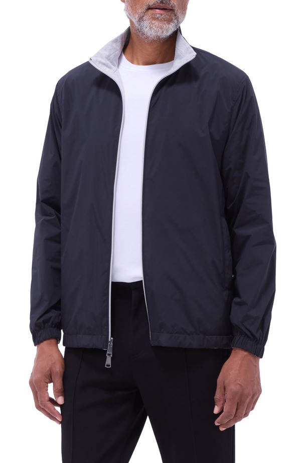 ブガッチ メンズ アウター ジャケット・ブルゾン Bugatchi Reversible Jacket Black ブラック
