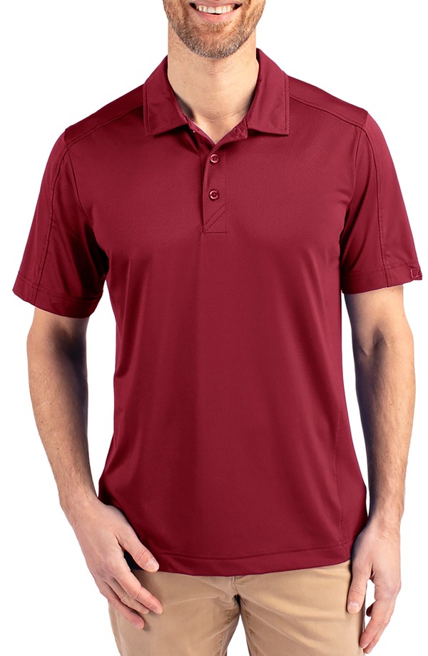 カッターアンドバック メンズ トップス ポロシャツ Cutter & Buck Prospectextured Stretch Polo Chutney