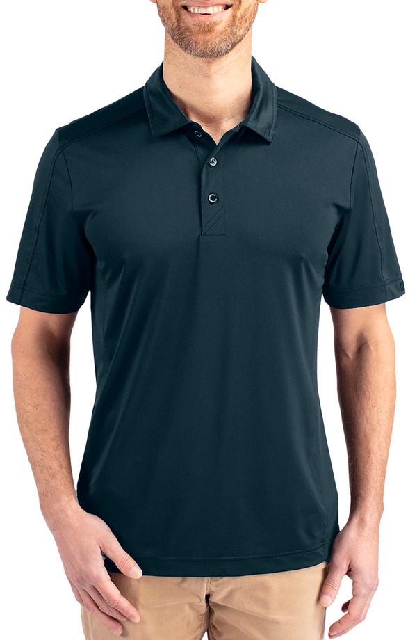 カッターアンドバック メンズ トップス ポロシャツ Cutter & Buck Prospectextured Stretch Polo Navy Blue ネイビー