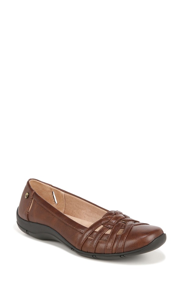 ライフストライド レディース シューズ パンプス LifeStride Diverse Flat - Wide Width Available Dark Tan タン