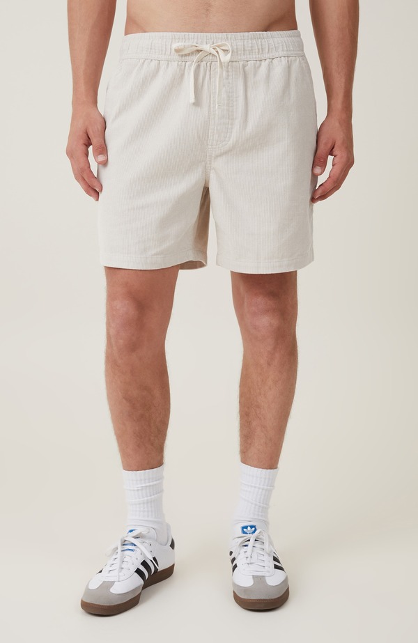 コットンオン メンズ ボトムス 二分の一ズボン下・さる股引き Cotton Men\u0027s Easy Short Bone Cord