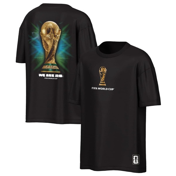 アウタースタッフ メンズ トップス Tシャツ Men's Outerstuff Black 2026 FIFA World Cup Trophy Oversized T-Shirt Black ブラック