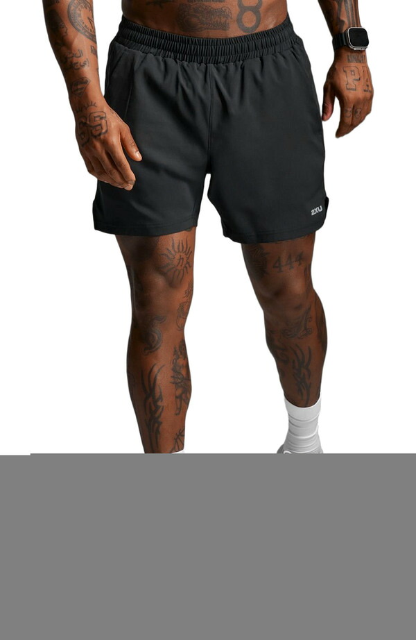 2XU メンズ ボトムス 二分の一ズボン下・さる股引き 遊撃手ズボン下 2XU Aero 5 Inch Shorts Black/Silvereflective 黒いこと