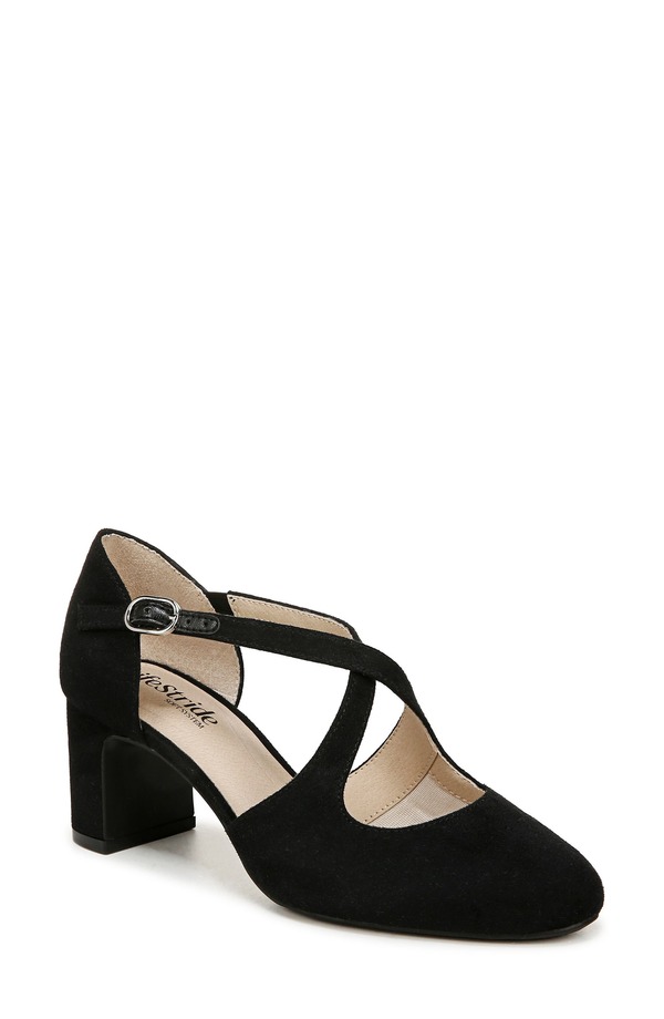 ライフストライド レディース シューズ 踵 LifeStride Tracy Pump Black 黒いこと