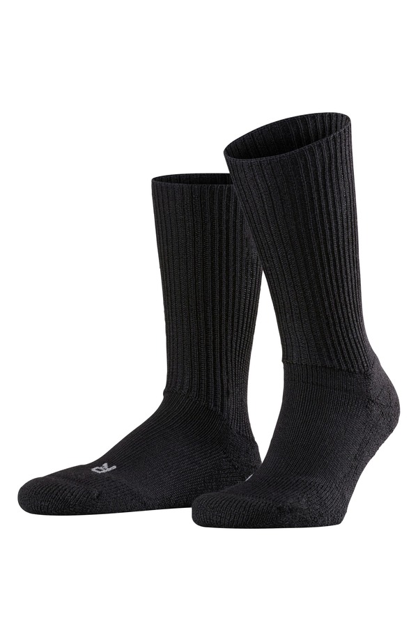 ファルケ メンズ アンダーウェア 靴下 Falke Walkiergo Crew Socks Black ブラック