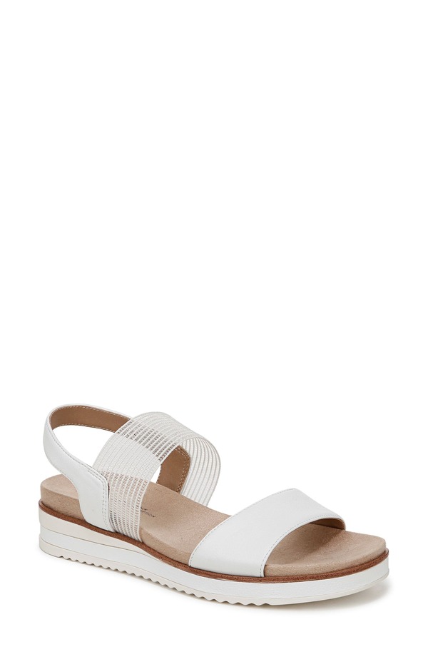 ライフストライド レディース シューズ 踵 サンダル LifeStride Zing Slingback Sandal White 白いこと