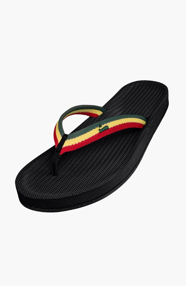 インドソール レディース シューズ 踵 Indosole Responsibly-Made Tire Soleasy Living Flip Flops Reggae