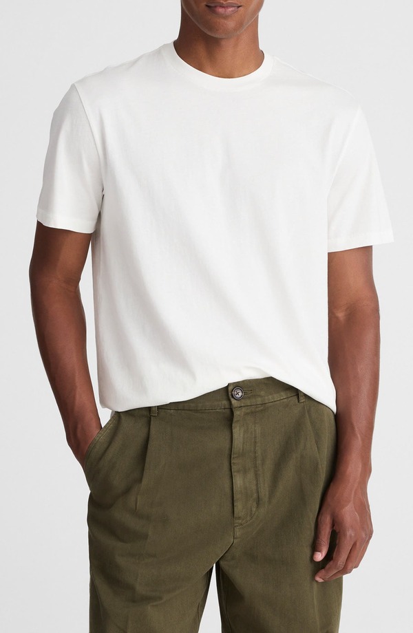 メイドウェル メンズ トップス Tシャツ Madewell The Rockaway Garment Dye T-Shirt Soft White ホワイト