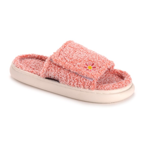 ムクルクス レディース シューズ サンダル MUK LUKS Women's Gael Slide Slipper Peach Daisy ピーチ