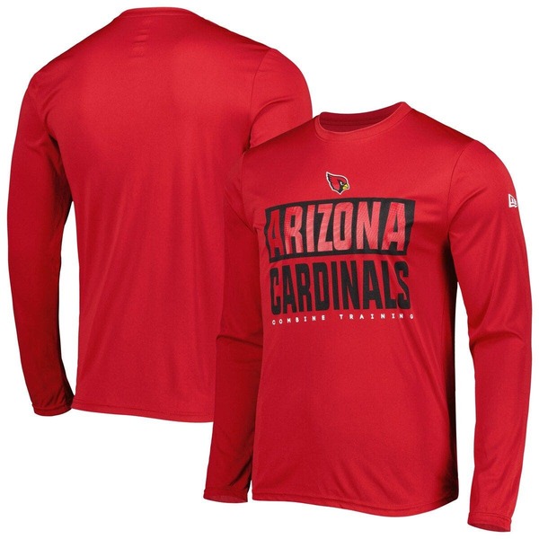 ニューエラ メンズ トップス Tシャツ Men's New Era Cardinal Arizona Cardinals Combine Authentic Offsides Long Sleeve T-Shirt Cardinal｜ReVida 店