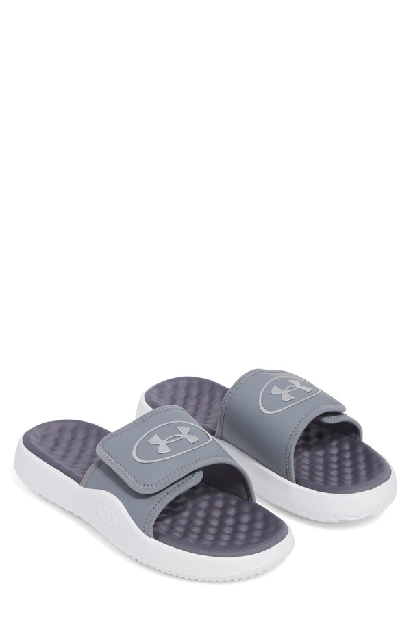 アンダーアーマー メンズ シューズ サンダル Under Armour Ignite Pro 8 Slide Sandal 024 Titan Gray グレー|ReVida 店