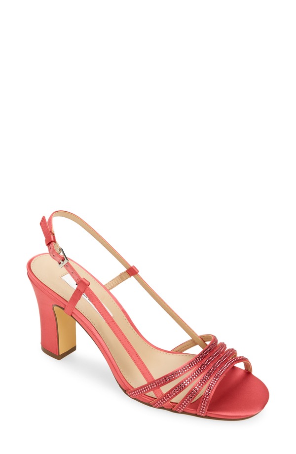 ニナ レディース シューズ 踵 サンダル Ninavaley Slingback Sandal Kisses Crystal Satin